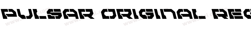 Pulsar Original Reg字体转换 Pulsar Original Reg字体转换